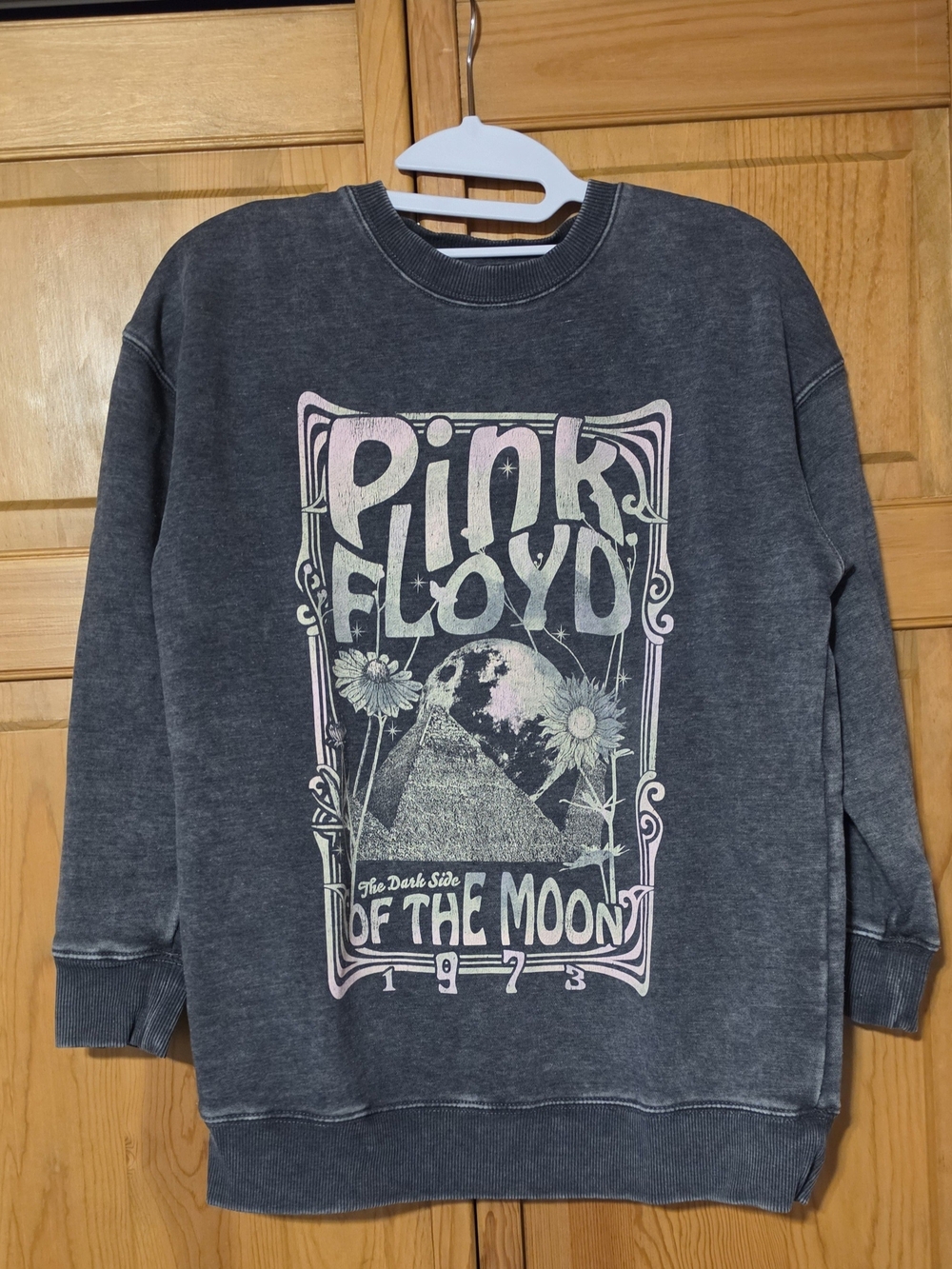 Pink Floyd Graphic Crewneck Sweatshirt - Black